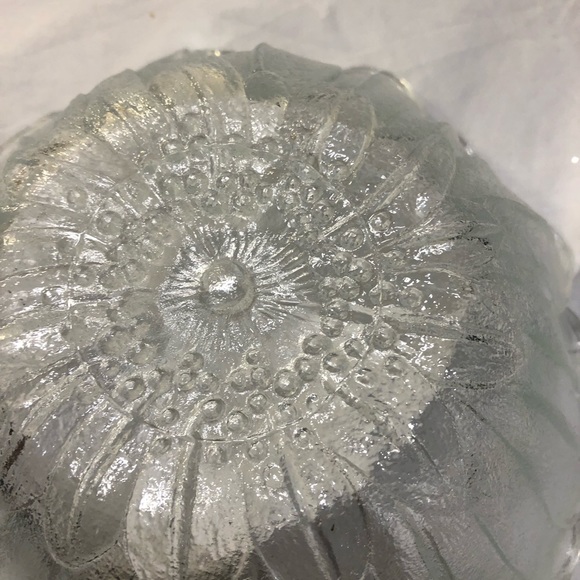 Vintage Indiana Glass Co. Lily Pons Clear Line #605 pattern clear glass 7” - Picture 6 of 8